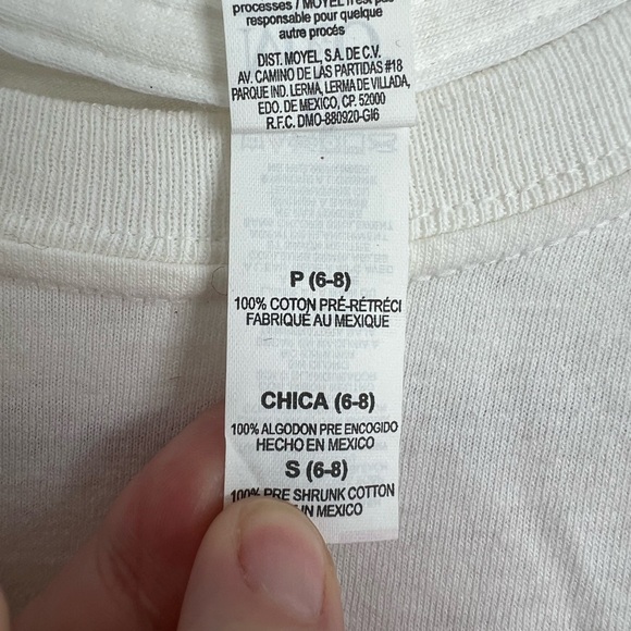 NEW kids child short sleeve white tshirt.  Medium 6-8 MEXICO Cozumel frog. - Picture 3 of 5